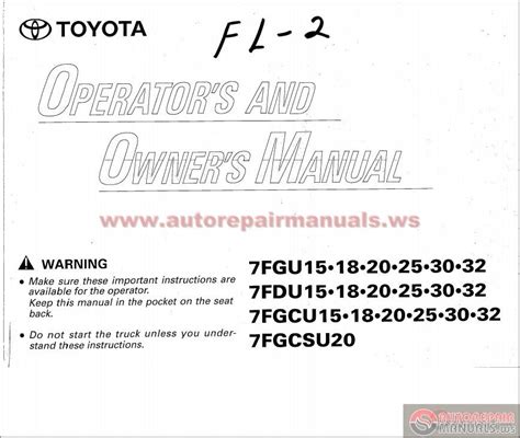 toyota vc operator manual